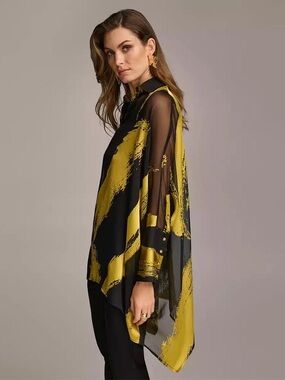 Donna Karan Women's Metallic Print Tunic